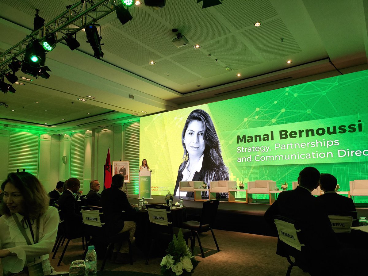 Our board member <a href="/ManalBernoussi/">Manal Bernoussi</a> and Director at <a href="/CasaFinanceCity/">Casablanca Finance City</a> is hosting the Casablanca Sustainable Finance Dialogue in Casablanca. 

📲Watch live: linkedin.com/posts/casablan…