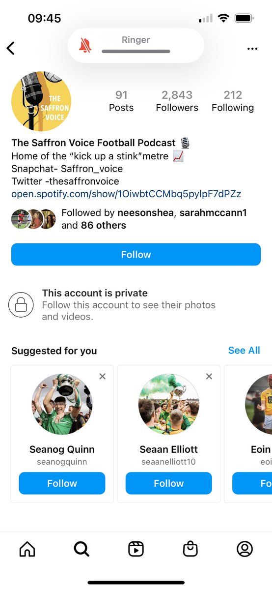 ConorBoyd1's tweet photo. @LBrady14 @DonalLaverty Update number 2: been kicked out of instagram again, 1 step forward 2 steps back 🙈 https://t.co/TbxIlV5kKT