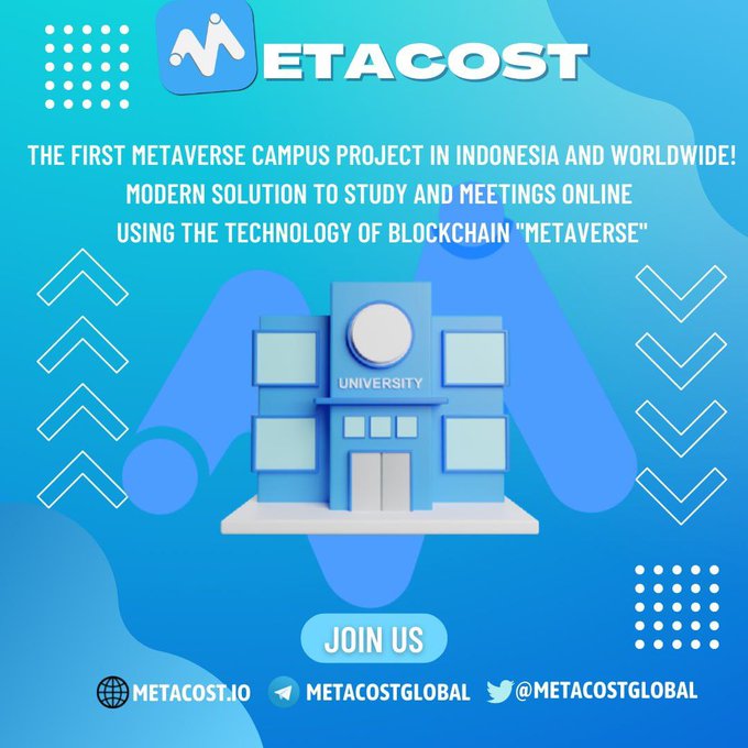 metacost_id's tweet photo. Dunia pendidikan kedepannya akan masuk ke era-Digitalisasi yang membuat kegiatan belajar dan pertemuan dapat dilakukan secara virtual . Itulah mengapa METACOST hadir untuk memfasilitasi cara belajar/kursus melalui teknologi Metaverse dan blockchain!
#Campusmetaverse #metacost https://t.co/dCA7PcFsEZ