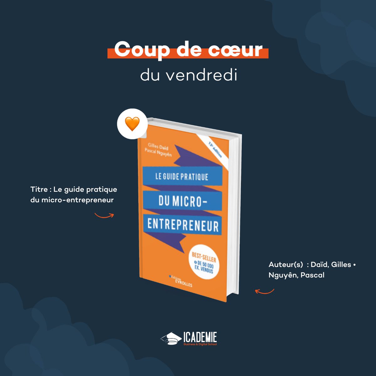 [VENDREDI #LECTURE] 📚

Auto-entrepreneur, micro-entrepreneur… Vous souhaitez vous lancer dans l’aventure, mais vous vous posez mille questions ? 🤯

Découvrez un guide 100 % opérationnel pour se lancer en toute sérénité !

À lire ici : swll.to/uSXNBA