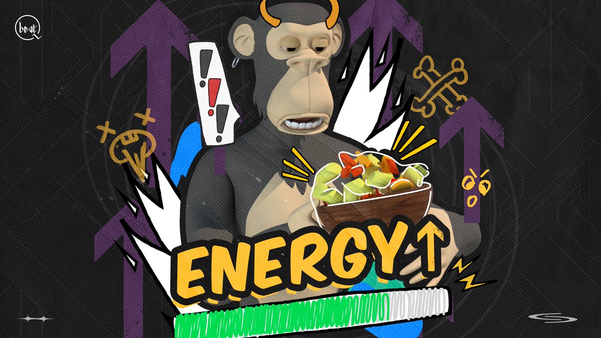 BeatqOfficial's tweet photo. #BeatQ Gameplay 4⃣:

Avatars expend Energy during a dance/workout. You can replenish Energy by consuming high quality Food!

Reminder, a healthy body needs both exercise and nutrition so don't forget to feed your Avatar!😋

#web3 #nft #metaverse #gamefi https://t.co/TB9MpW4JA2