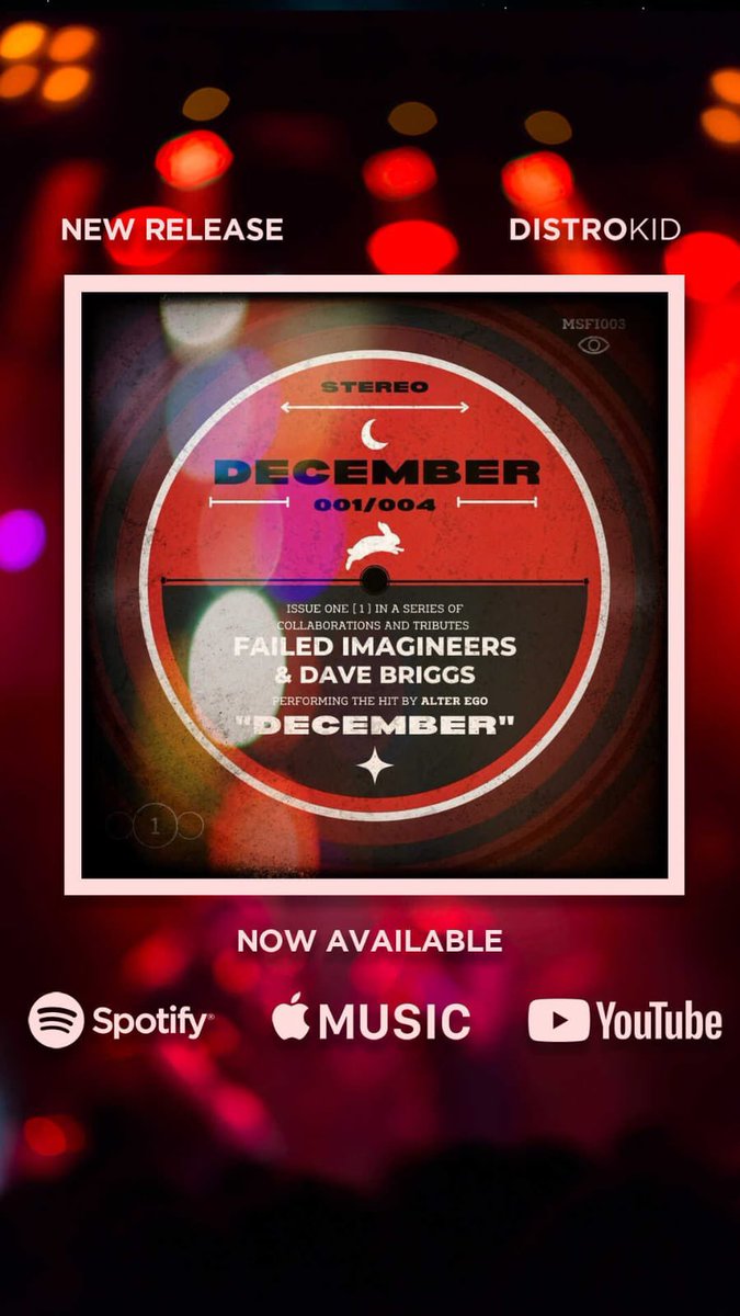 failedimagneers's tweet photo. NEW MUSIC - Our new track is live - Thanks to Dave for adding his huge vocal talents to the track, which he also wrote! #ThisOnesACover 

https://t.co/qJ9Le0KL1n https://t.co/ATreDDWeRV