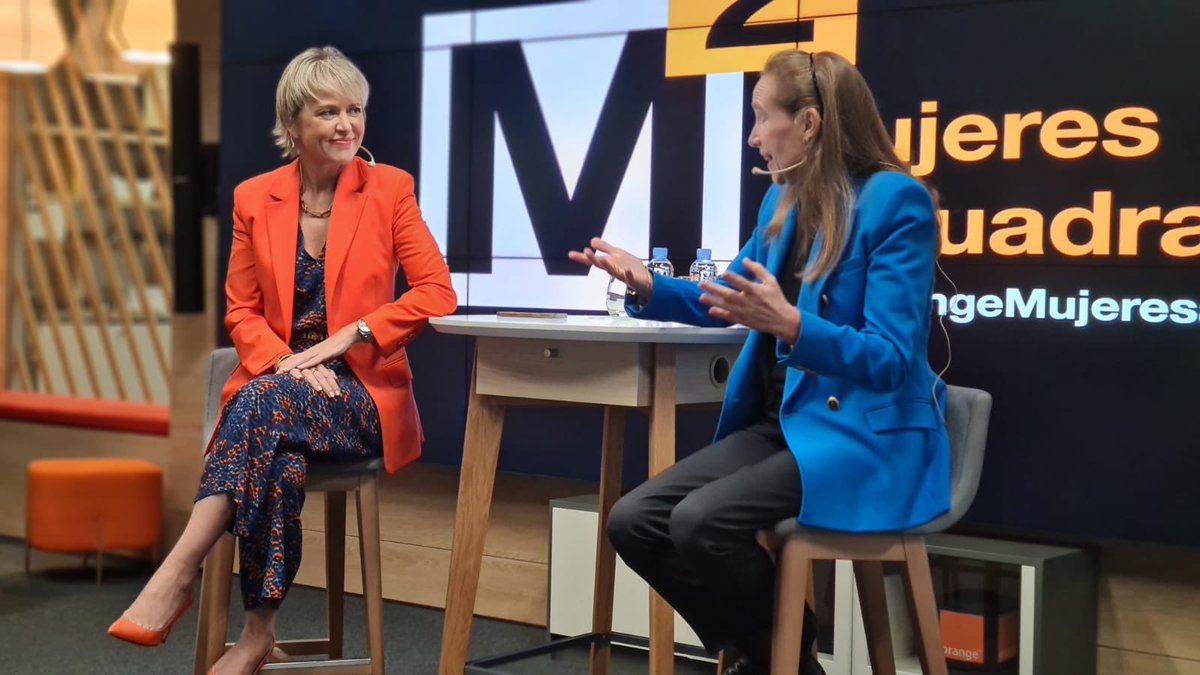 SEDIAgob's tweet photo. “El avance de la mujer no supone el retroceso de ningún hombre. No hay mujer en un puesto de mando que no se lo merezca”.

Gracias a @orange_es por invitar a la SE @carmeartigas a compartir experiencias y políticas para crear una sociedad más justa y avanzada. https://t.co/7eOEOuFjr2
