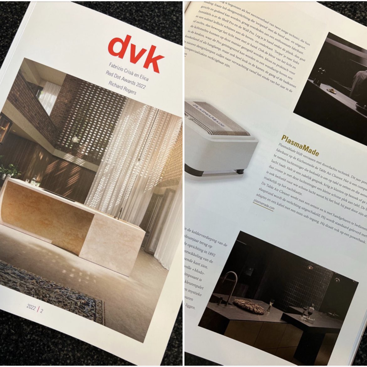martin_vd_sluis's tweet photo. PlasmaMade B.V. In het keuken magazine dvk😀

Hierin presenteren we officieel onze Table Air Cleaner! 

#plasmamade #tableaircleaner #plasmafilter #efilter #aircleaner #tafelaircleaner #tafelluchtreiniger #luchtreiniger https://t.co/QOiR3eBbei
