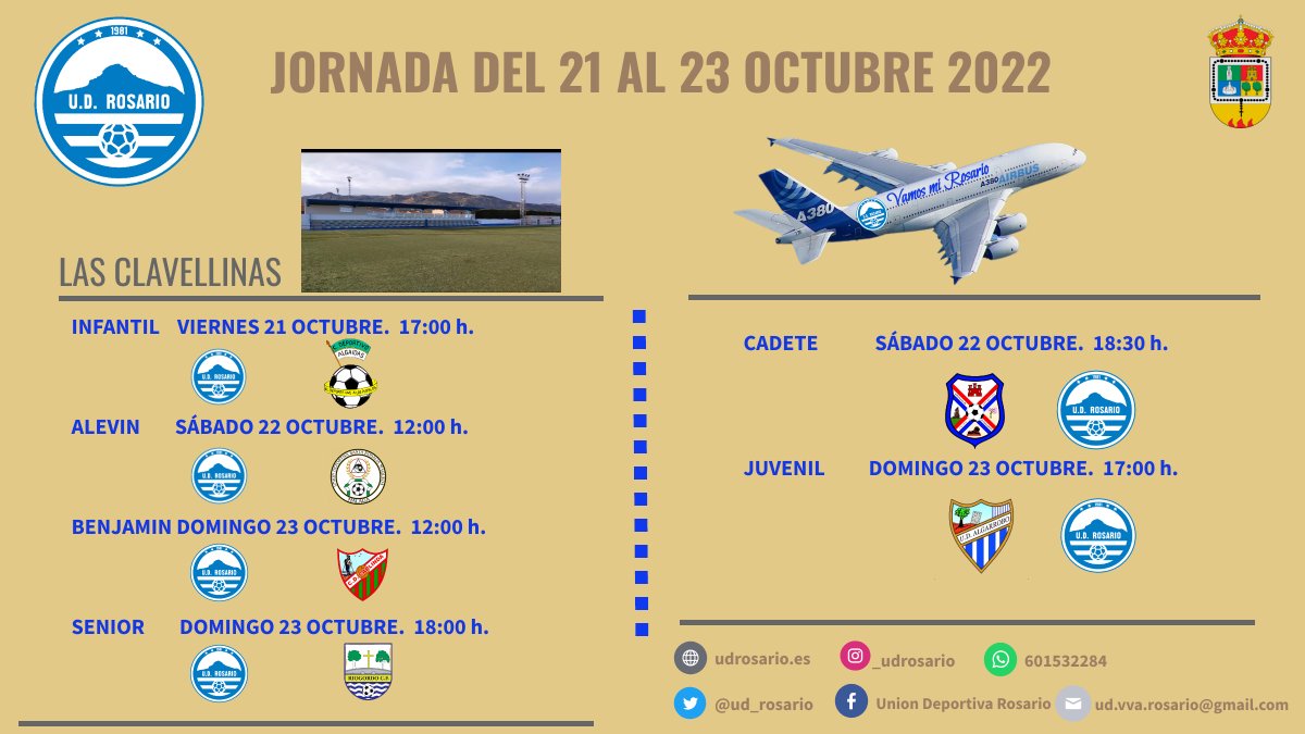 Agenda UD. Rosario del fin de semana