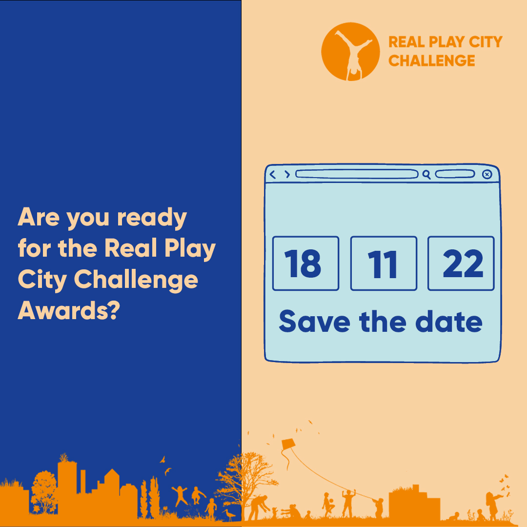We've got exciting news, next month we're announcing the winners of the #RealPlayCityChallenge. We're looking forward to celebrating these remarkable playmakers with you at our virtual awards ceremony. Keep your eyes peeled for more details on how you can join us.