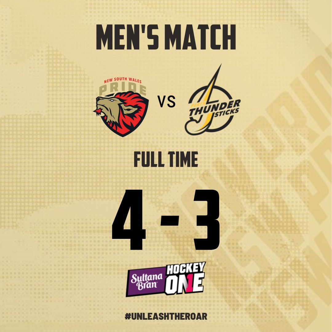 What a match! 

A highly anticipated top of the table clash that certainly didn't disappoint!

Congratulations to our Men's team on winning tonight's match against <a href="/ThundersticksH1/">PerthThundersticks</a> and remaining undefeated in <a href="/H1League/">Hockey One</a> .... 

#UnleashTheRoar 
#HockeyOne
#nswvptx