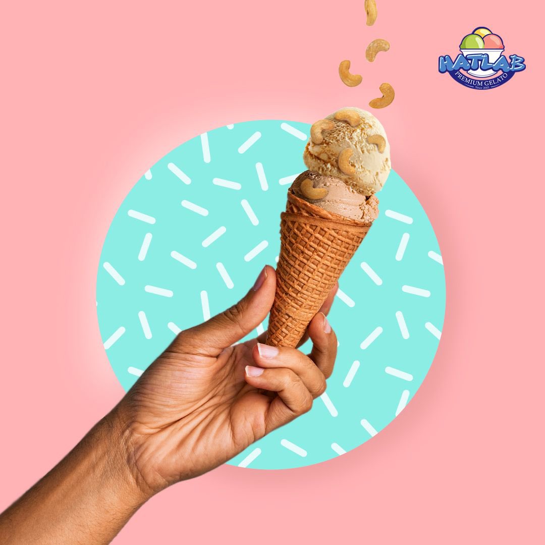HatlabGelato's tweet photo. Irish coffee &amp; caramel topped with cashew nuts, the duo you never knew you needed😍

#LetNothingHoldYouBack
#HatlabGelato https://t.co/WKfQp1ewBX