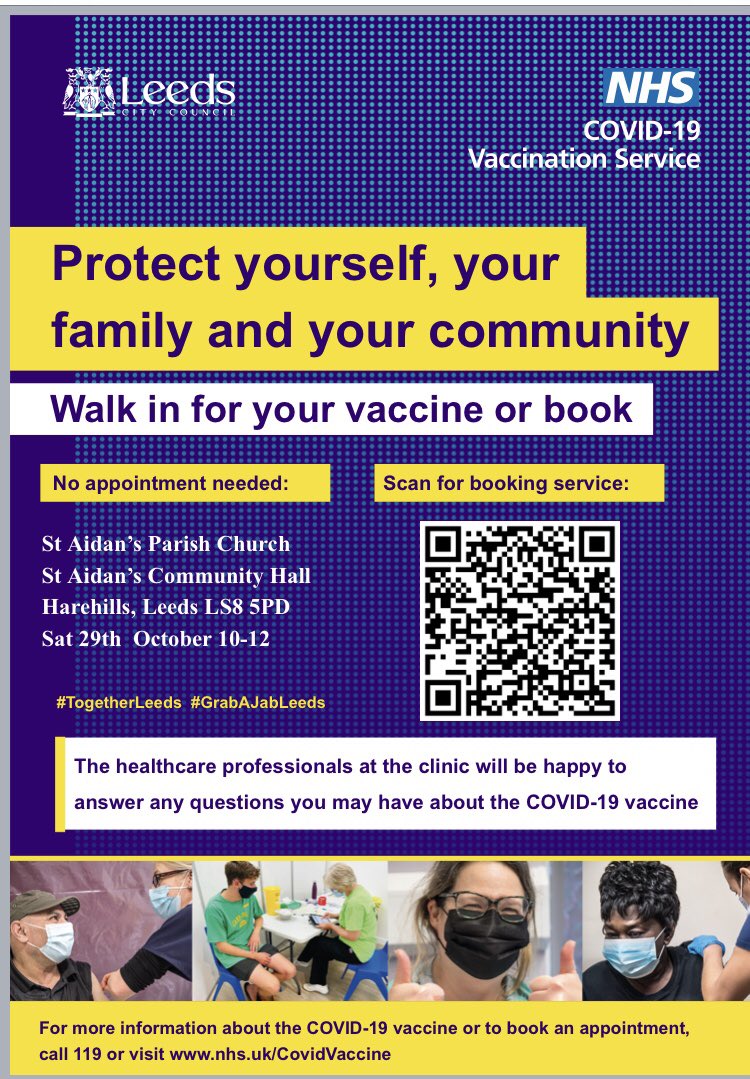 Next week, on 29 October 2022, we are glad to welcome back members of the community health team to run a free Covid vaccine clinic between 10am and 12noon. No bookings needed, just walk in. Thank you, team, for joining us again. #vaccines #health #walkinclinic #covid