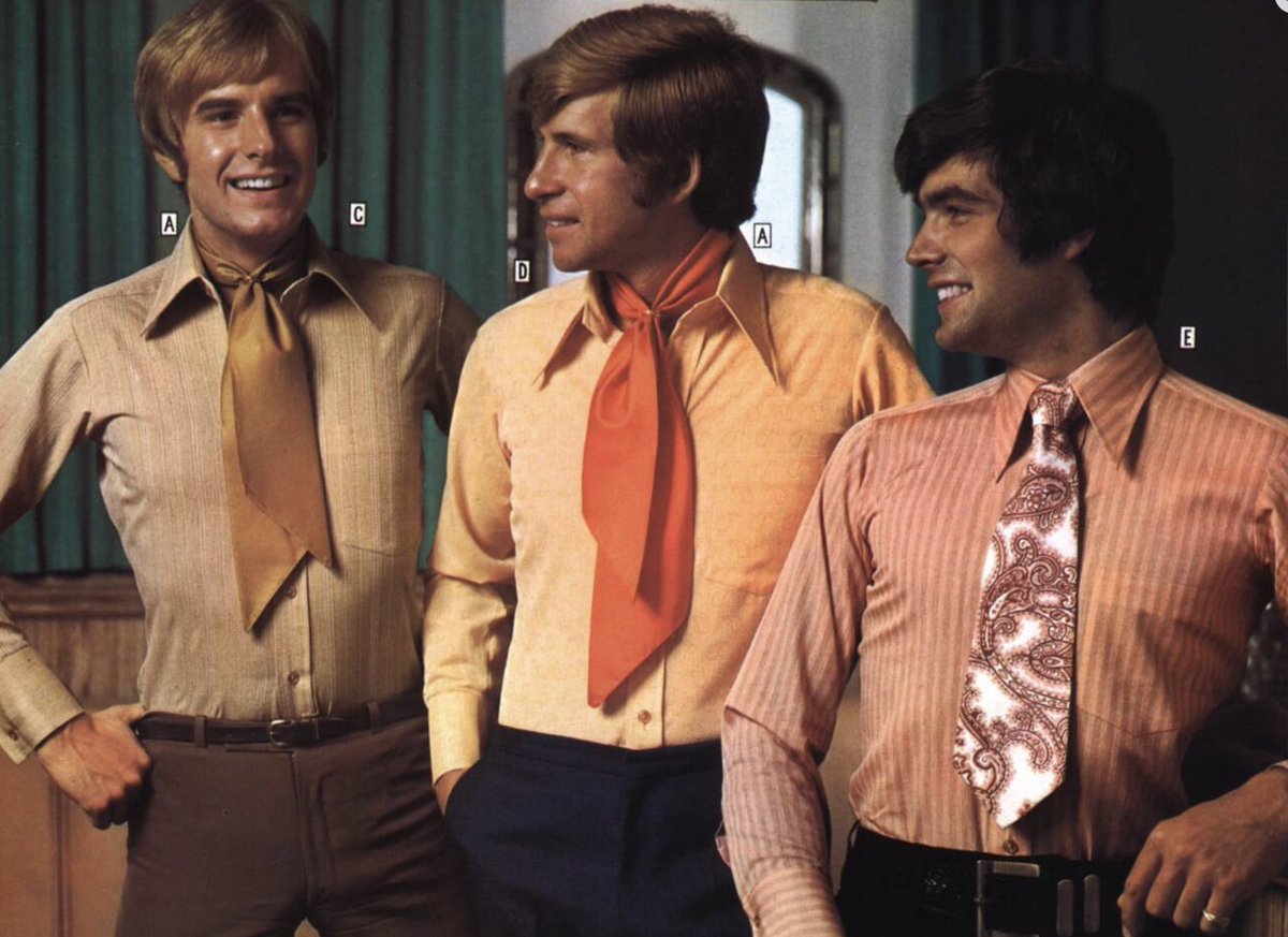 Off to the pub #1970s #menswear #necktie #mensfashion #ties