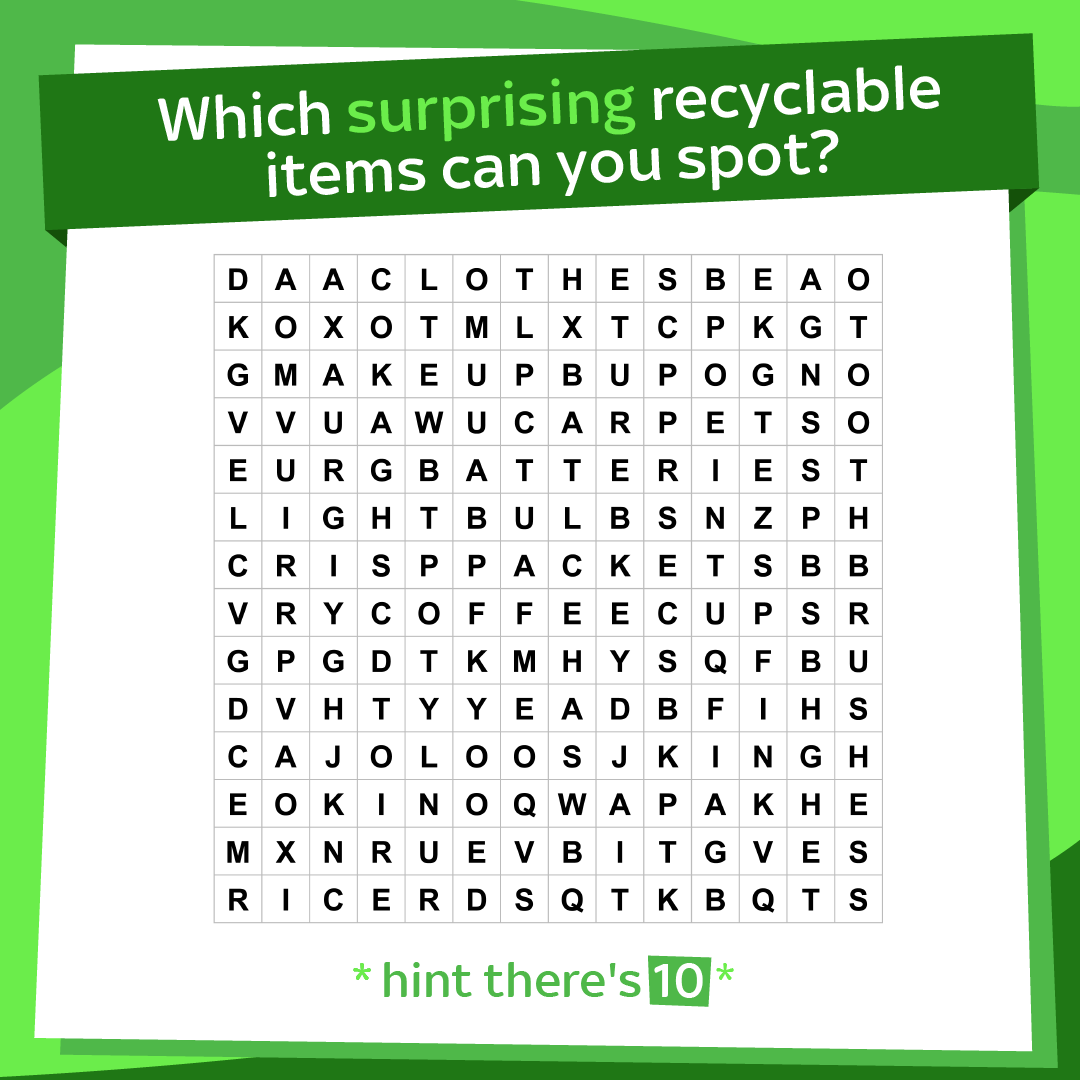 SkyUK's tweet photo. How many can you find? ๐ #RecylingWeek https://t.co/jSmGUFJX7O