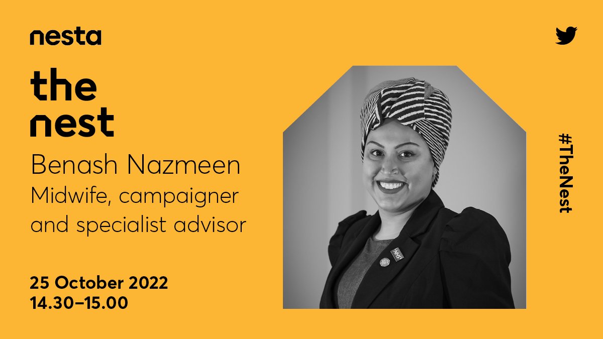 Join us for our next #TheNest session. @BenashNaz midwife and campaigner for childbirth rights joins us to discuss the impact of racial injustices in maternity care and how we overcome them. Set a reminder: twitter.com/i/spaces/1mnxe… #TwitterSpaces #SpacesHost