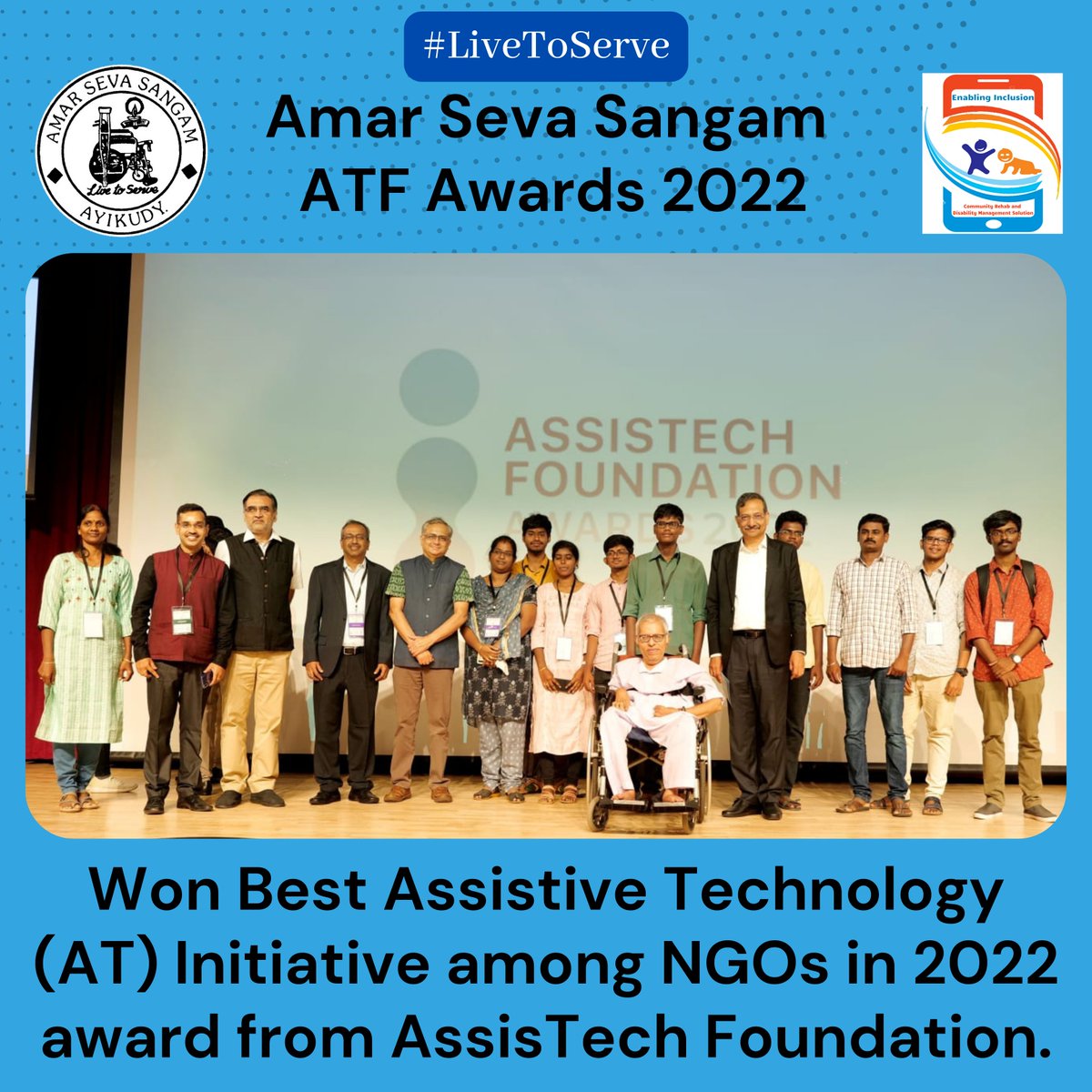 AmarEarly's tweet photo. Congratulations to the Enabling Inclusion® Program’s - Pediatric Assistive Technology Access in Rural India.
.
.
.
.
#LivetoServe #AnInclusiveWorld #EnablingInclusion #pwd #disabilityrights #DifferentlyAbled #inclusion #specialneeds #accessibility #AmarSevaGlobalAssociation #ASSA https://t.co/zSdsJYPOvX