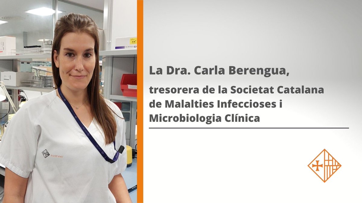 🔝 La Dra. @carlaberengua, adjunta a l’Àrea de Virologia i Biologia Molecular de #Microbiologia #SantPau, escollida nova tresorera de la Societat Catalana de Malalties Infeccioses i Microbiologia Clínica (@SCMIMC1). 🔗 Llegeix més aquí 👇🏻 santpau.cat/web/public/-/l…