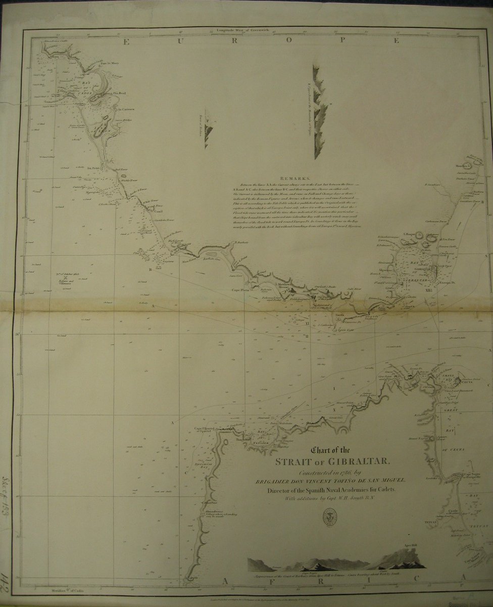 Today marks the anniversary of the Battle of Trafalgar. 

This chart published in 1826, years after the event, shows Hydrographer Captain William Edward Parry, marked the significant battle and shows international collaboration of both Spanish and British surveys. 

#TrafalgarDay