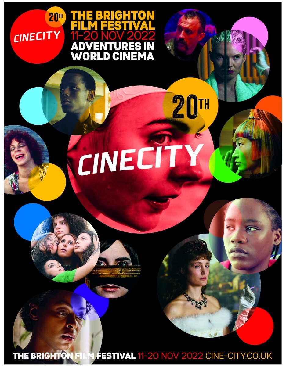 THE PROGRAMME FOR THE 20th EDITION OF CINECITY IS NOW LIVE! 📢
Head to the #CINECITY website for the full what's on 
cine-city.co.uk/whats-on/
Or grab one of our programmes, found around venues from today.