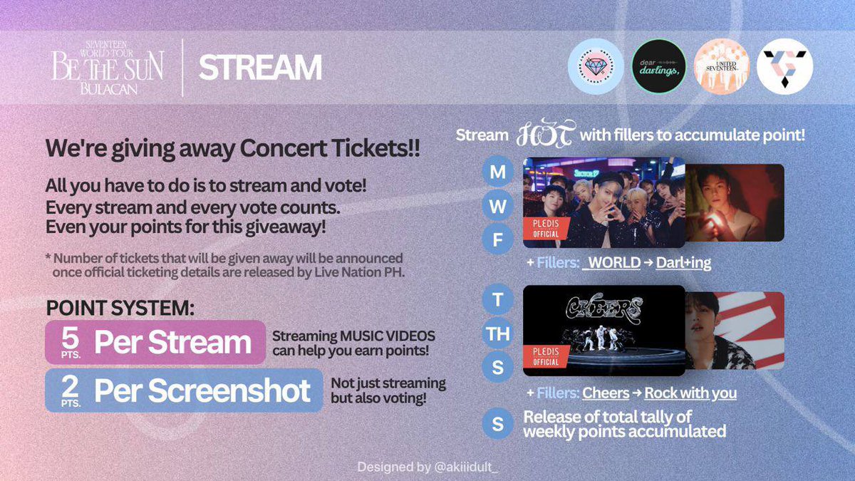 UnitedSeventeen's tweet photo. "As part of our mission to make sure that there are #NoCaratsLeftBehind, here are the mechanics to score tickets for Be The Sun in Bulacan and join the Filo Carat crowd in making history at the Philippine Arena on December 17! https://t.co/4ndWORC2xr