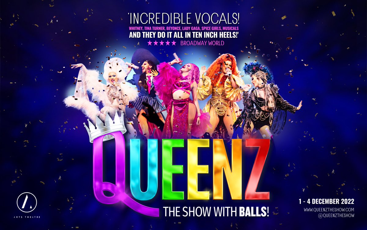 ON SALE NOW: QUEENZ: The Show with BALLS! Performances between 1st - 4th December. Head over to our website and BOOK NOW! @queenztheshow artstheatrewestend.co.uk/events/queenz-…