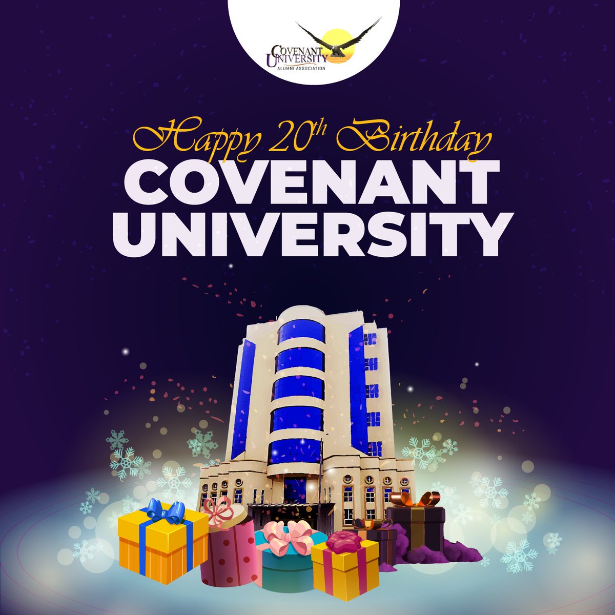 CovenantUAlumni's tweet photo. We celebrate twenty years of greatness!!!

Twenty years of continual blessings to the lives of thousands of students

We celebrate twenty years of significant impact! 

We celebrate twenty years of excellence https://t.co/gWjeNRF9mq