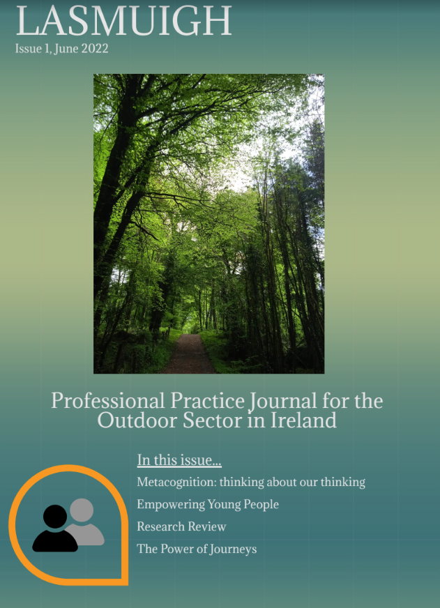 atu_ie's tweet photo. 📜Stephen Hannon and Mairéad Cluskey, two lecturers of our ATU Mayo campus, are involved in a new professional practice journal, Lasmuigh, which aims to inform and reflect the outdoor education field in Ireland by reporting on and sharing good practices: https://t.co/3lvPGYDCHi https://t.co/RJBSCY85Cl