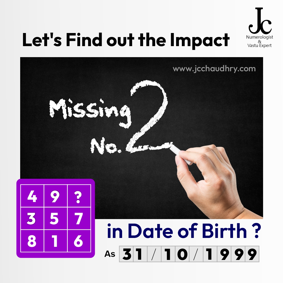 jc_chaudhry's tweet photo. What happens if Number 2 is Missing from the Date of Birth?
https://t.co/9GFUWwiykj
#jcchaudhrynumerology #loshugrid #chinesenumerology #missingnumber2 #number2 #missingnumbers #numberman #powerofnumbers #loshugridnumerology https://t.co/XzGwn4VOOJ