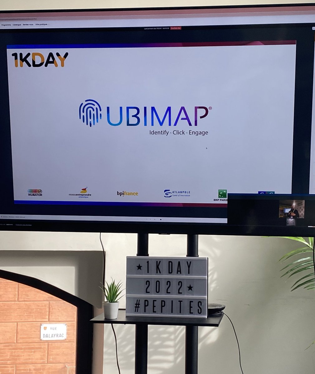 1Kubator's tweet photo. #1KDAY22 🎙️ | Venez écouter @UbiMap_FR pitcher ! https://t.co/HiXwL6psjM
