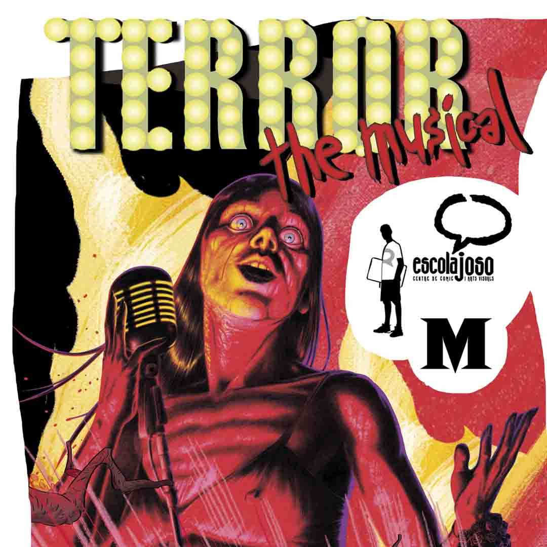 terrorMolins's tweet photo. No et pots perdre l'exposició “Terror, The Musical” dels alumnes de 3er d’Il·lustració de @Escolajoso, on han reinterpretat 🎬 de terror en clau musical.
Sereu capaços d'endevinar les referències?

📍Inauguració 27 d’octubre - 19 h - Sala d'exposicions de Ca n'Ametller https://t.co/PgkNMskz1H