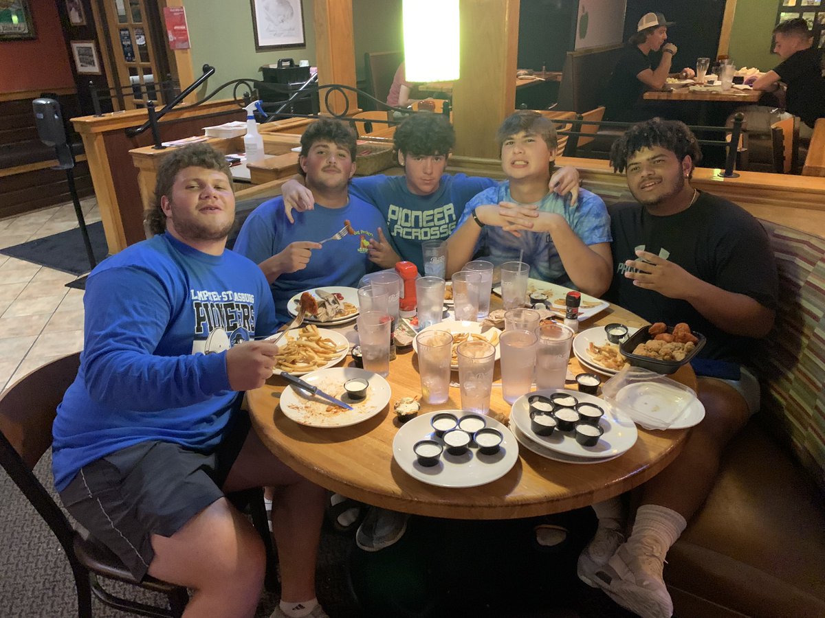 PioneerIron's tweet photo. These Guys….@luke_hiness @Harry_Jay28 @showers_tristen @SpahrTre @landon_coronado @hunterhildy @Jeremyreed_ @LSFootball1 https://t.co/zO5Gj7DkNr