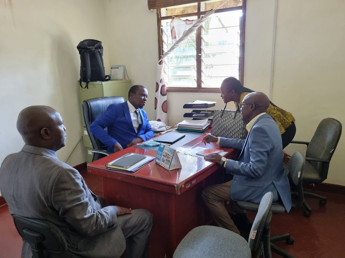 Happening. On a working visit, hosted by Dr Robert Ngasa, the Medical Superintendent & Hillary Nandasaba, the Hospital Matron, to the Navakholo Hospital in Navakholo Constituency