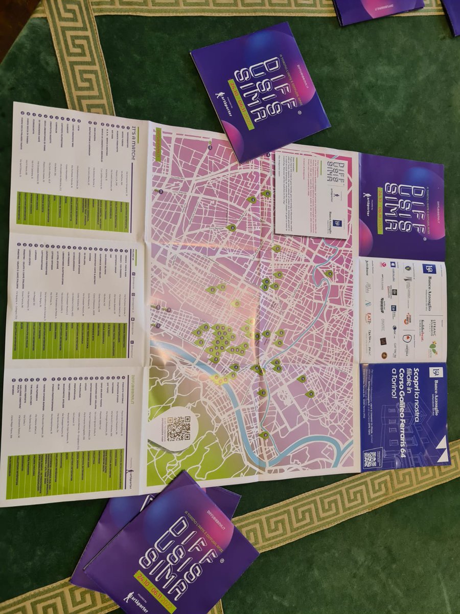 CamComTorino's tweet photo. Presentazione a #palazzobirago di #diffusissima. Dal 24 ottobre al 6 novembre: 100 artisti in 60 luoghi della città, dai locali alla moda agli angoli più sconosciuti. Un percorso di scoperta in giro per #Torino @mole24torino @Artaporter_sbrl @turismotorino https://t.co/5xOA8jpXhf https://t.co/BwZq9eCmgG