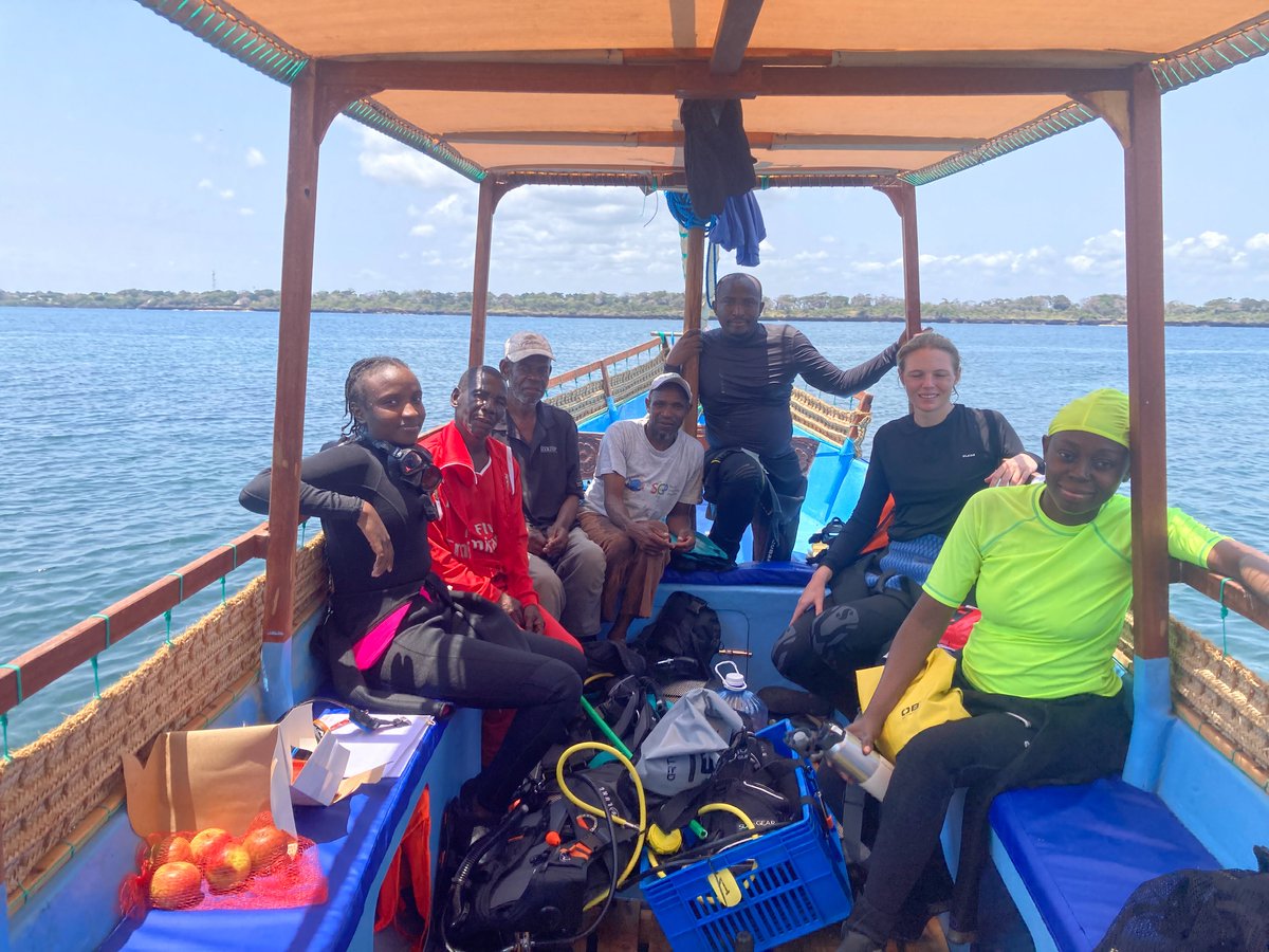 The CORDIO dive team, in collaboration with @CESKenya and REEFolution, this week conducted a coral reef baseline survey in @kwalecounty, Kenya. The exercise is part of the Reef Fish project (@FAO), which seeks to improve coral reef fisheries production for #foodsecurity.