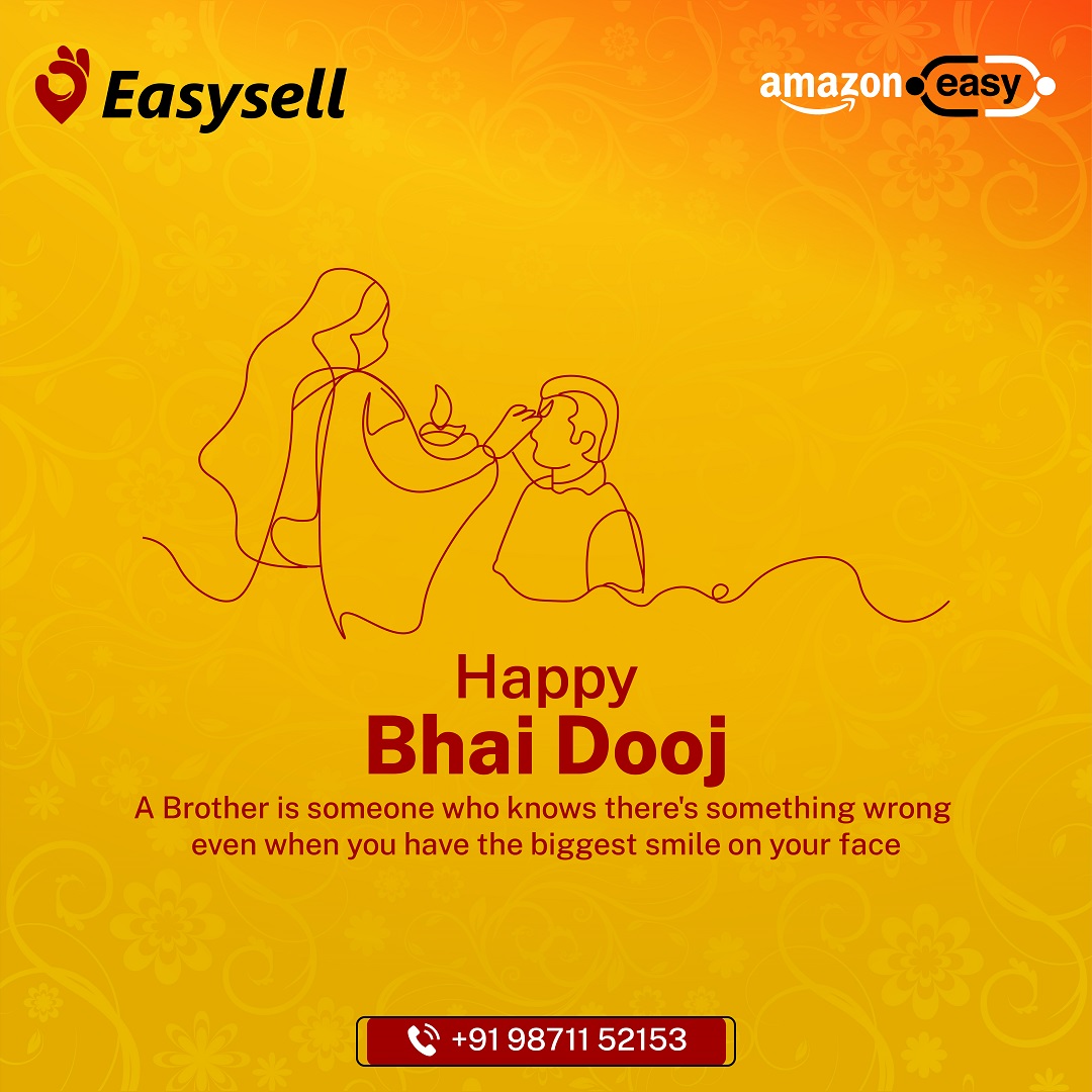 easysell_in's tweet photo. The memories of your silly flights, craziness, and fun may fade away with time, but the love you share with your siblings will only grow with time. Happy Bhai Dooj!
#happybhaidooj #BhaiDooj #bhaidooj2022 #siblings #amazoneasy #Easysell https://t.co/Ctav1rHwww