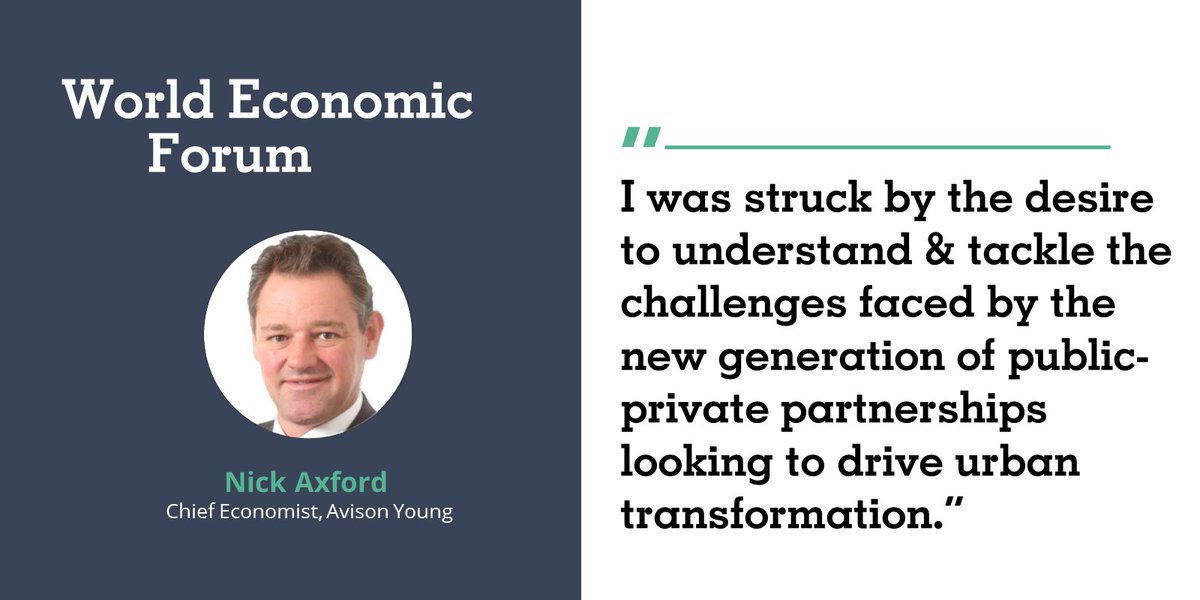 AYUKViews's tweet photo. Our Chief Economist Nick Axford reflects on his time representing @AvisonYoung at the @wef #UrbanTransformation Summit in #Detroit, sharing key takeaways from the event which brought together #privatesector, #government & major NGOs.
Read here ➡ https://t.co/BMzefcxR8S
#UTS22 https://t.co/uivg0fwCjb