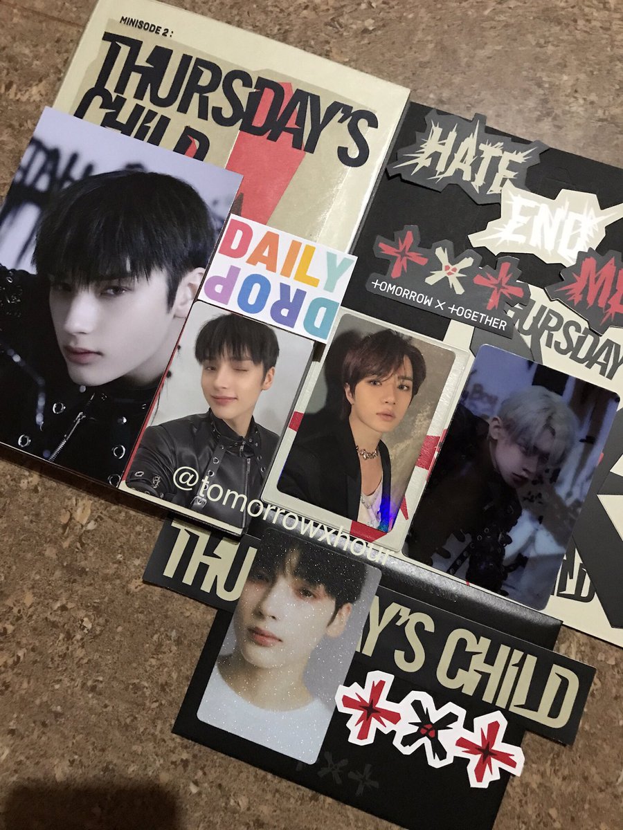 tomorrowxhour's tweet photo. finally after a long wait, they came home na ! 🤧💗 thank you so much po for packing them well, they arrived safely <3 thank you rin po sa freebie <3 paano ba ‘yan hyuka magnet ako 🤭 also pulled beomjun omg ! uwi na rin kayo taebin <33

@dailydrop_ph #ddphfeedback https://t.co/L1N25svZyc