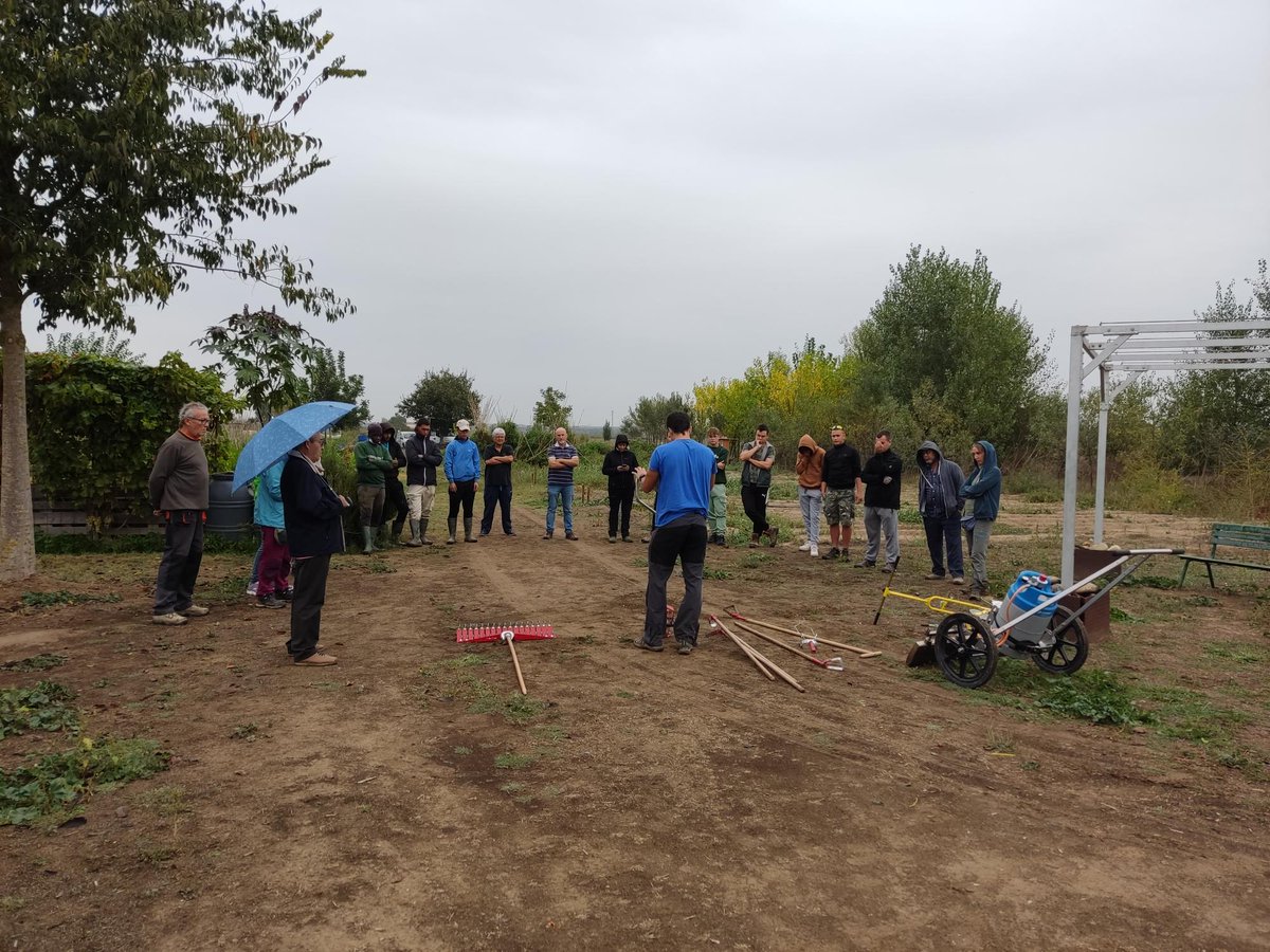 lleidaenverd's tweet photo. Moltes gràcies a tots els assistents a la mostra de maquinària per a horticultura ecològica, a càrrec de @eixarcolant. Vam veure diferents tipus d'eines per desherbar, biciaixades, complements, ente d'altres.
#SetmanaBio2022 #HortadeLleida #espaistests #viveragricultorsrufea https://t.co/LSoiFzNs2U