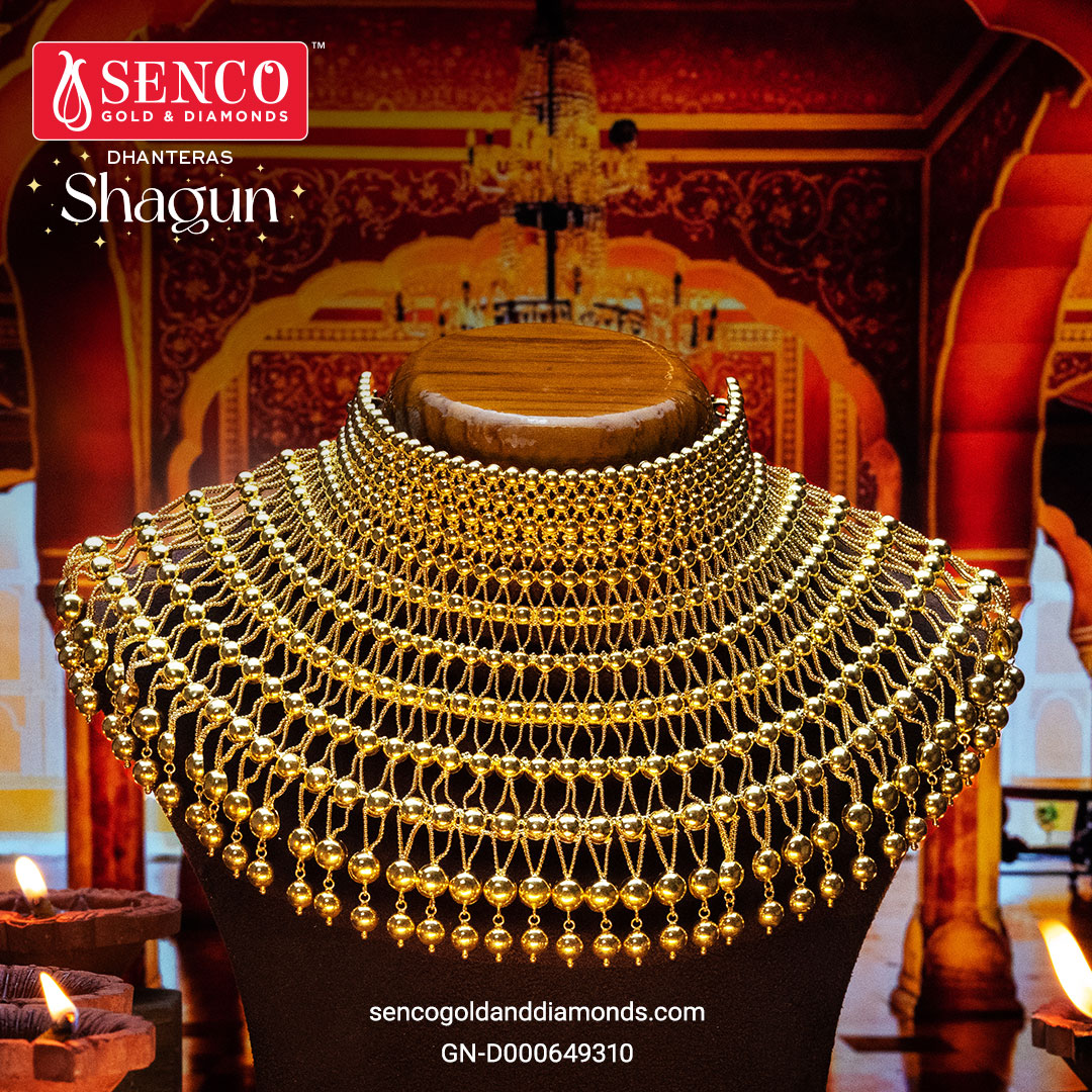sencogoldindia's tweet photo. Explore the Festival collection 2022 at https://t.co/cqjIyTMkfd  or visit at your nearest store of Senco Gold &amp; Diamonds .
#SencoGoldAndDiamonds #CraftsmanshipForYou #KarigariForYoungIndia #Goldoffer #diamondoffer  #goldnecklace #jewelleryforall #festivaloffer #antiquejewellery https://t.co/qqABncJ4cw