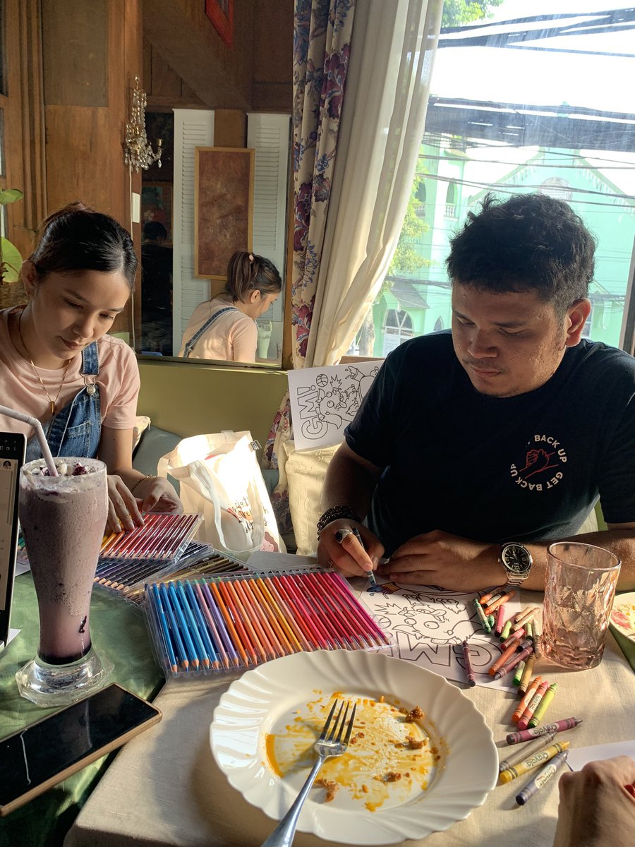 bnceback_'s tweet photo. Earlier today: we had an Art Tambay with some members from the BB community.
This Coloring Art session aims to help individuals from the community in boosting their creativity, creating a good relationship towards others, and a way to distress.
#BounceBackPH https://t.co/RPfmgvfkcg