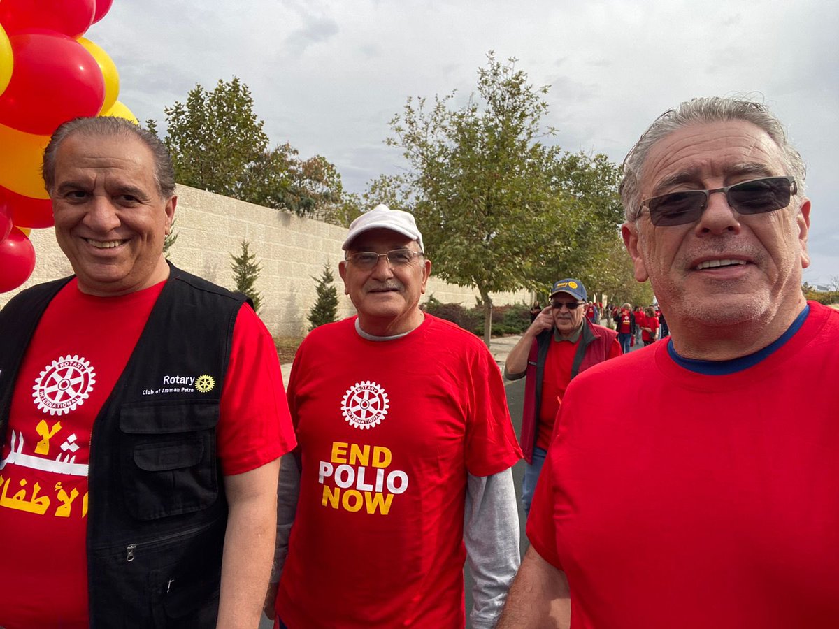 RCAmmanPetra's tweet photo. Polio Walk
@endpolionow @Rotary @gatesfoundation
#endpolionow #RotaryJordan #ImagineRotary #rotaryinternational #RotaryDistrict2452 #PeopleofAction #Rotary #الروتاري #RotaryInAction https://t.co/vkT3a2dy8V