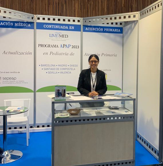 LivemedIberia's tweet photo. #36CongresoSEPEAP | Acercate al stand 26 para conocer el #ProgramaAPAP que estará de vuelta en 2023 para seguir formando en la pediatría de atención primaria. https://t.co/HpHQV7iR1h