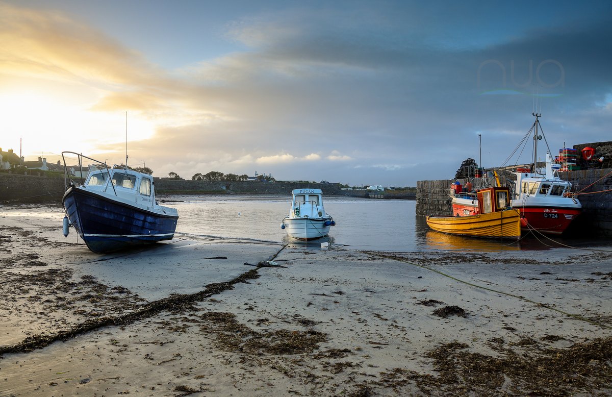 NuaPhoto's tweet photo. Before sunset last evening, boats in and lobster pots stacked, all this and only 35mins from Dublin City Centre  #rushdublin #rushharbour #fingal #loveireland #dublinireland @RushTourism @discoverireland https://t.co/D7MJbckz9G