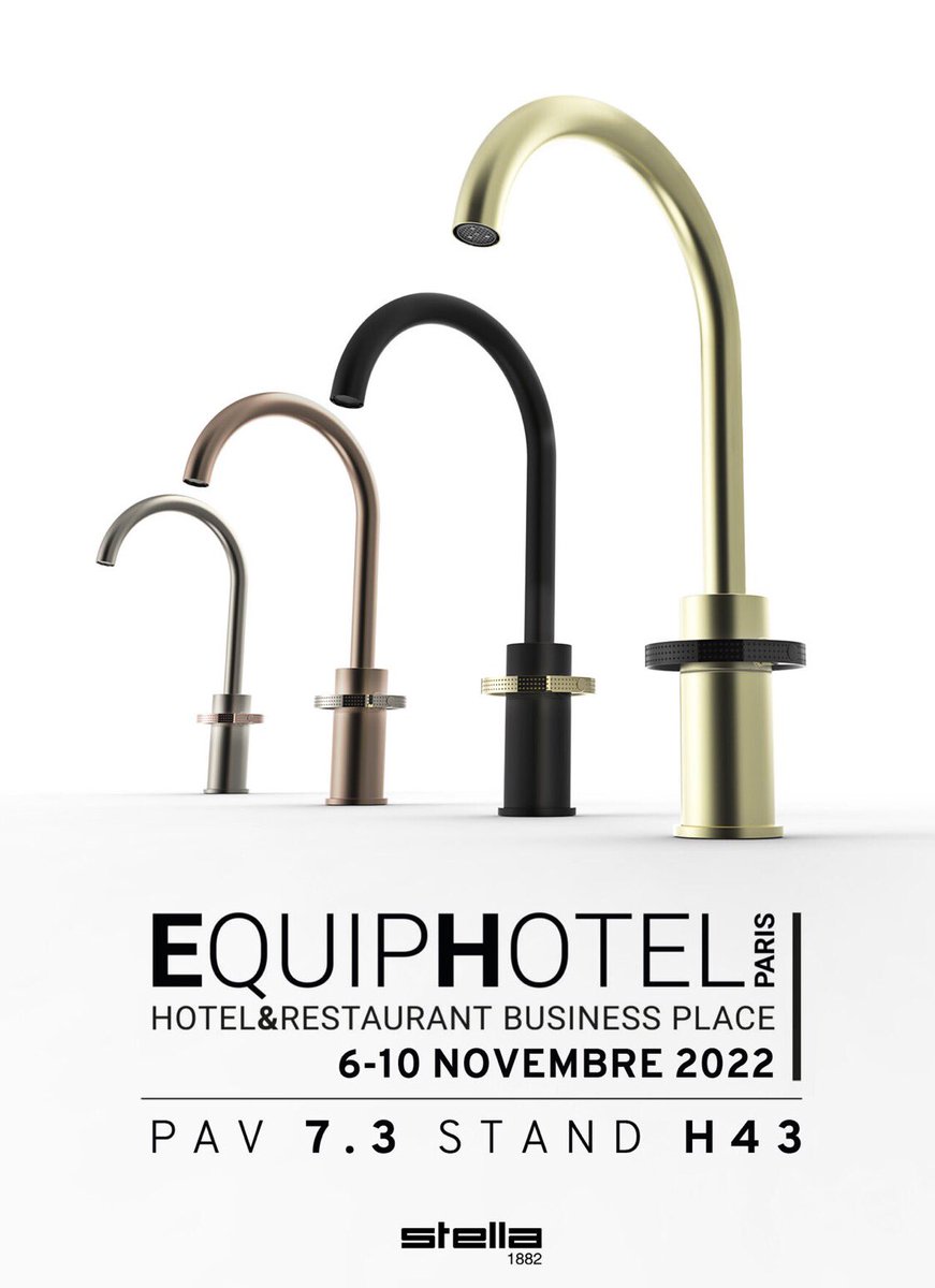 Vous êtes un professionnel de l'hôtellerie ou de la restauration ? Venez nous rencontrer au salon #equiphotel 
-
-
-
-
-
#hotellerierestauration #architecturedesign #restauration #hoteldesign #hotel #contractfurniture #contracts #robinetterie #madeinitaly