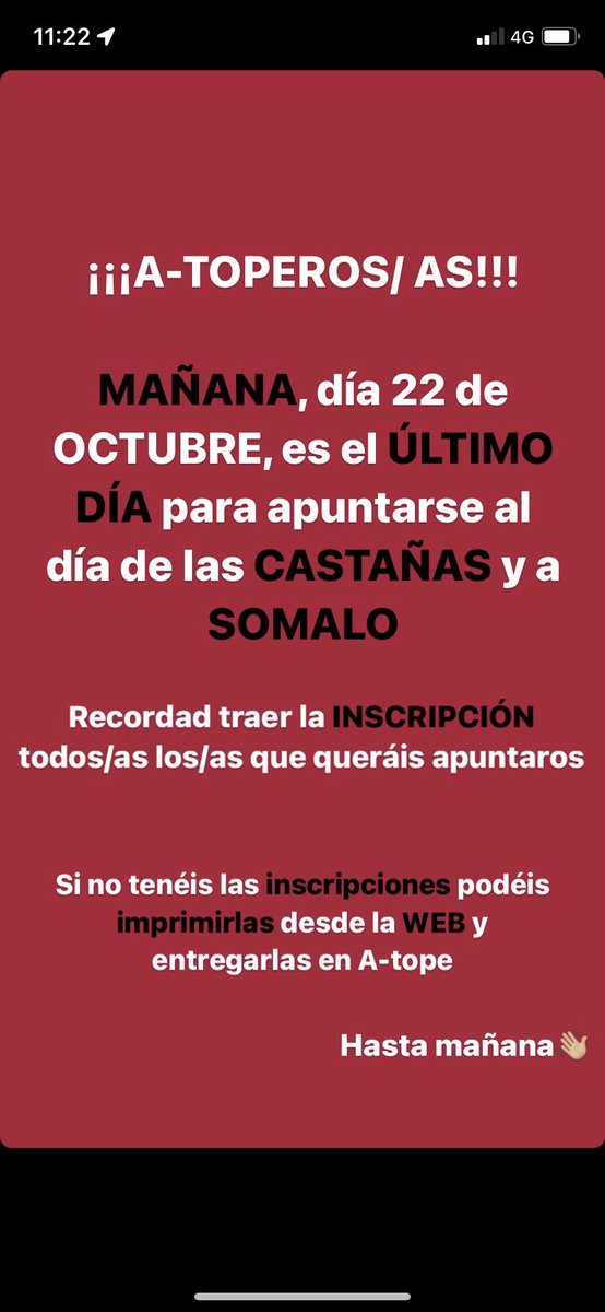 INSCRIPCIÓN CASTAÑAS Y SOMALO