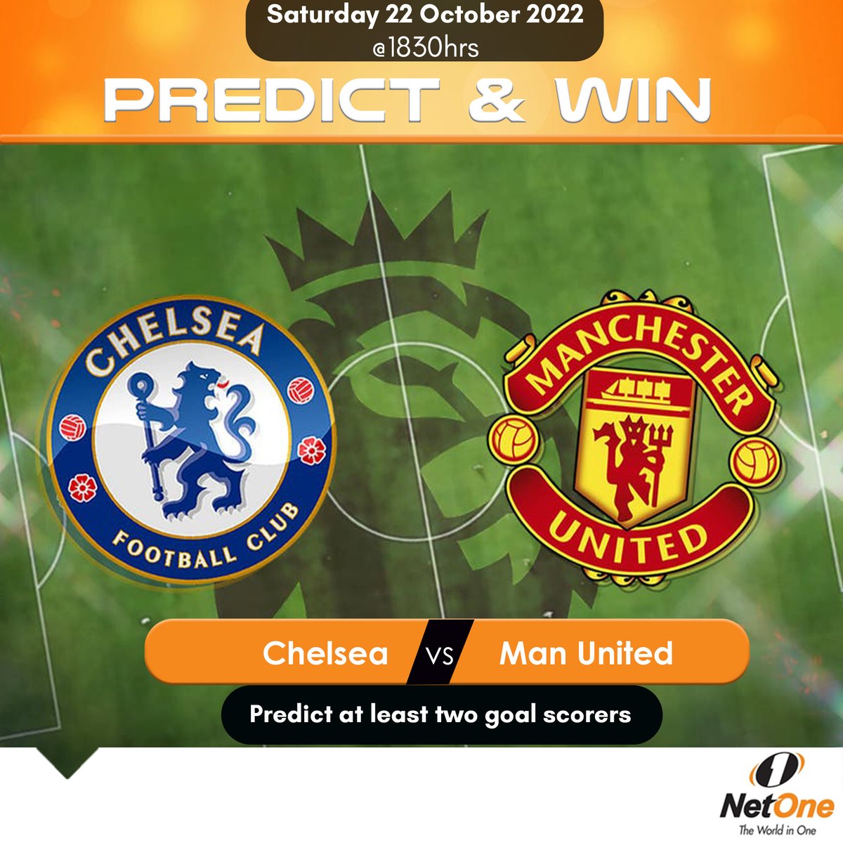 Its <a href="/ChelseaFC/">Chelsea FC</a>  vs <a href="/ManUtd/">Manchester United</a> . Tell us any 2 players to score and stand to win data. To be considered , tag and invite 5 friends to follow our page. Competition closes tomorrow at 1800hrs.
Terms and Conditions Apply