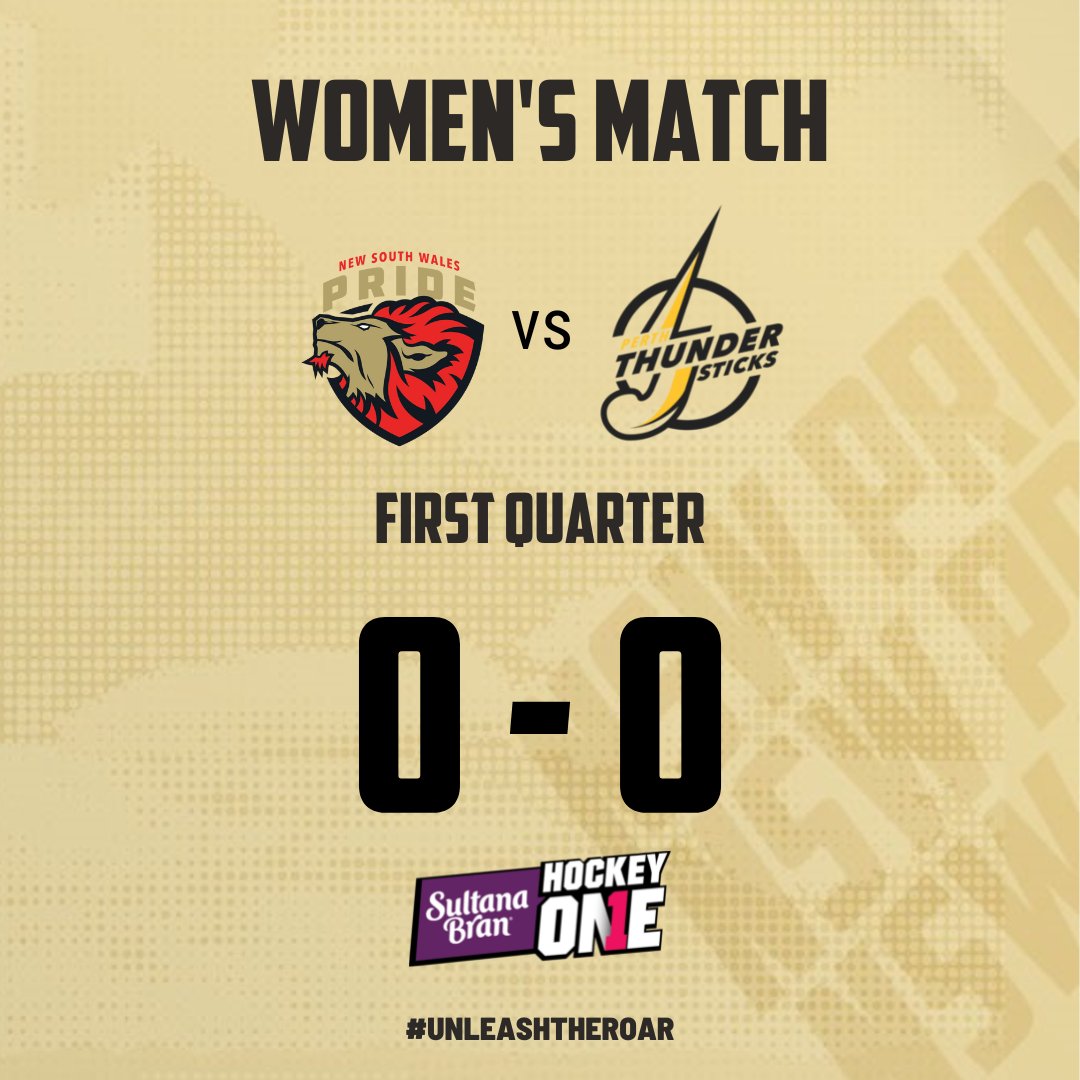 An entertaining scoreless opening quarter in the <a href="/NSWPrideH1/">NSW Pride</a> v <a href="/ThundersticksH1/">PerthThundersticks</a> Women's match
#NSWvPTX #HockeyOne