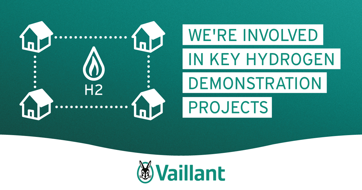 At Vaillant, we're involved in key projects to demonstrate the use of hydrogen at two demonstration sites South Bank, Middlesbrough and HyStreet, Spadeadam in Cumbria. Find out more about hydrogen here - fcld.ly/crge79t #NetZero #Hydrogen #Decarbonisation