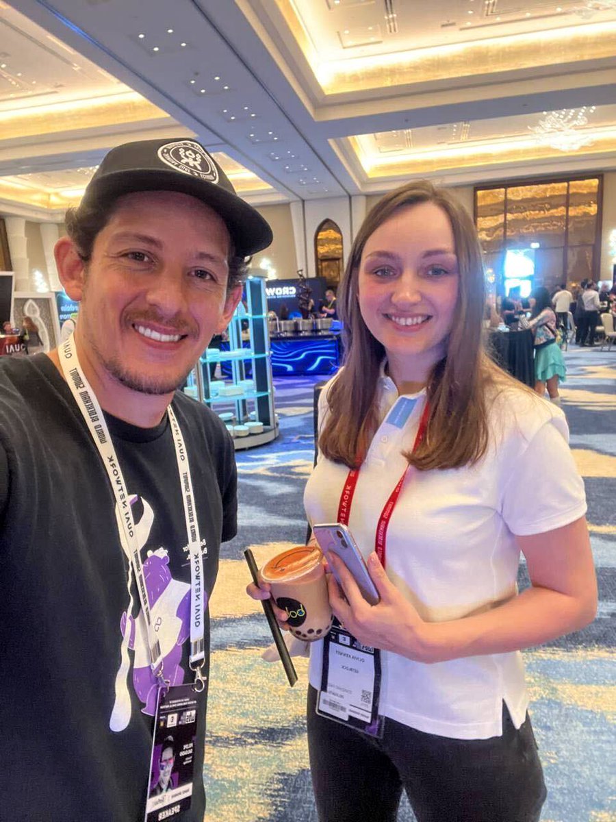 getblockio's tweet photo. Recently @getblockio team visited another bright event as the #WorldBlockchainSummit 🧑🏼‍💻where they met absolutely amazing projects: @bobanetwork,  @auradogsdao, @Goldefy_, @deenair_labs 

They are defo worth checking and we were more than glad to get to know them 🫱🏽‍🫲🏼
#wbs #WBSDubai https://t.co/1Fuu4PRYXU