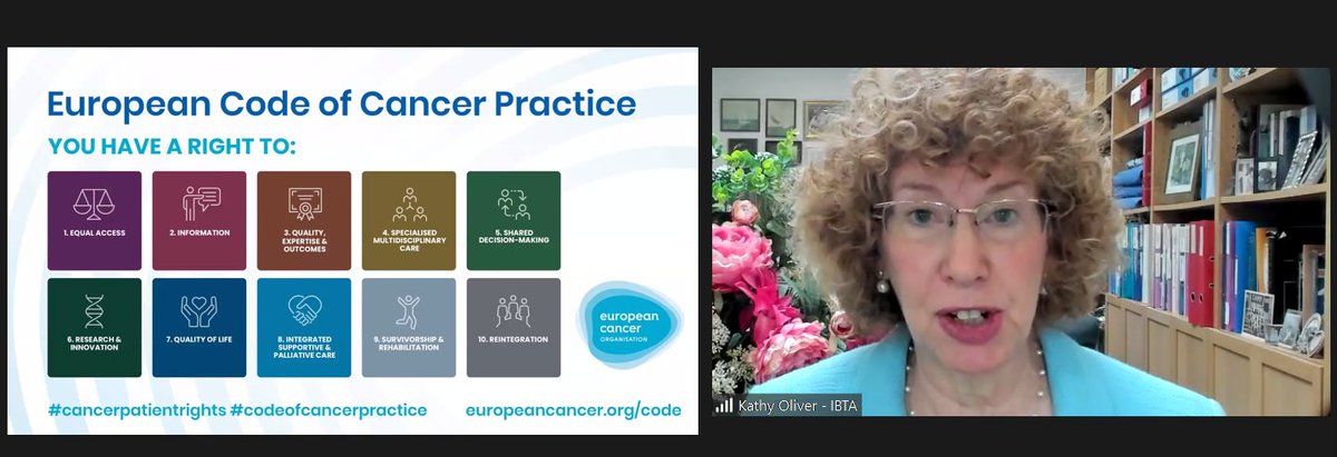 @KathyOliverIBTA, @theIBTA, the new #ERQCC #Glioma launched today is rooted in concepts of patients rights such as the European #codeofcancerpractice and the #BrainTumour Patients' Charter of Rights 🔵europeancancer.org/2-standard/66-… 🔵theibta.org/charter/#:~:te…