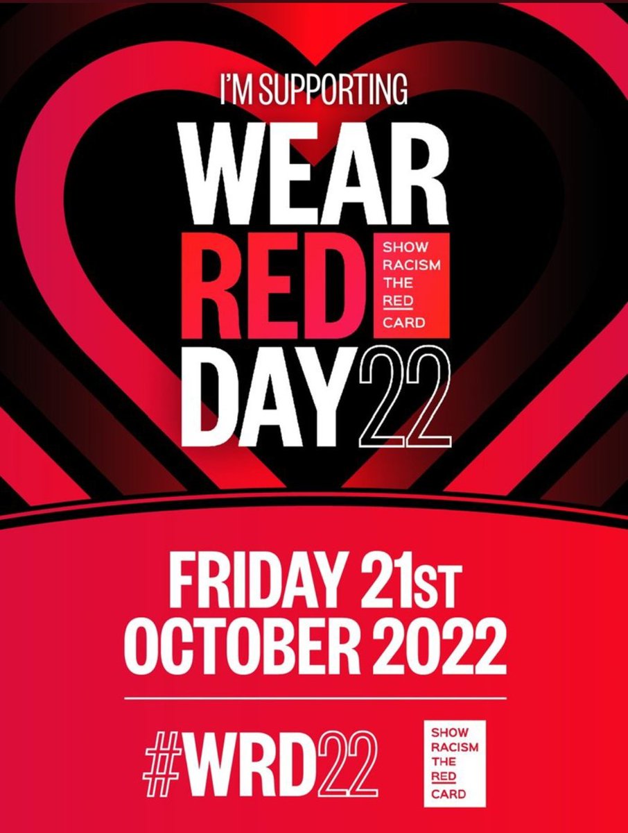 UnisonMtBranch's tweet photo. Time to show our colours (if not our faces!) for #WearReadDay in support of #ShowRacismTheRedCard
@SRTRC_England
#WRD22
@Mersey_Learn https://t.co/r2RdXZGBXy
