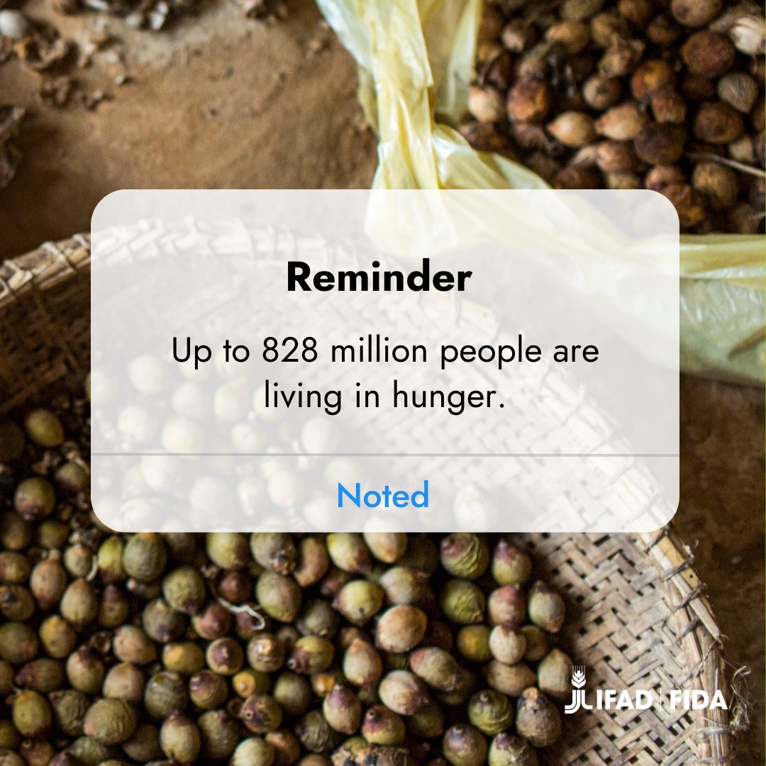 Crisis after crisis, our goal to achieve #ZeroHunger is getting further and further out of reach.

Addressing this should be our TOP PRIORITY.