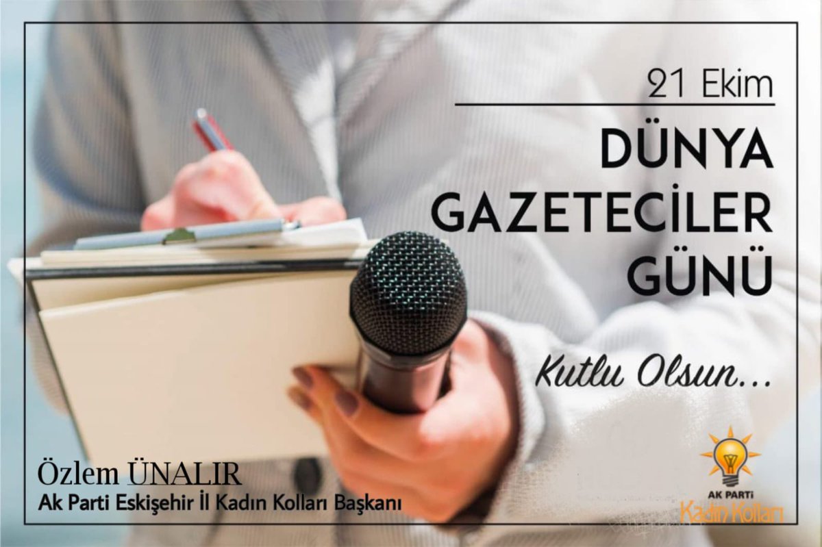 Dürüst ve tarafsız haber anlayışı ile mesleklerini icra eden tüm gazetecilerimizin 21 Ekim #DünyaGazetecilerGünü’nü kutluyor, meslek hayatlarında başarılar diliyorum.